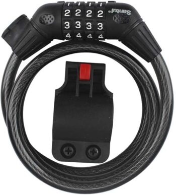 Santul 6686 Candado de Cable de combinación, 3/8" X 1M