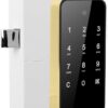 Cerradura electrónica inteligente para gabinete, dorado/plateado con código - Image 2